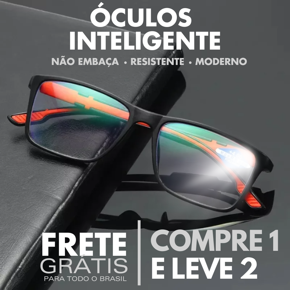 Óculos Polar Vision de Leitura Multifocal com Lentes Inteligentes