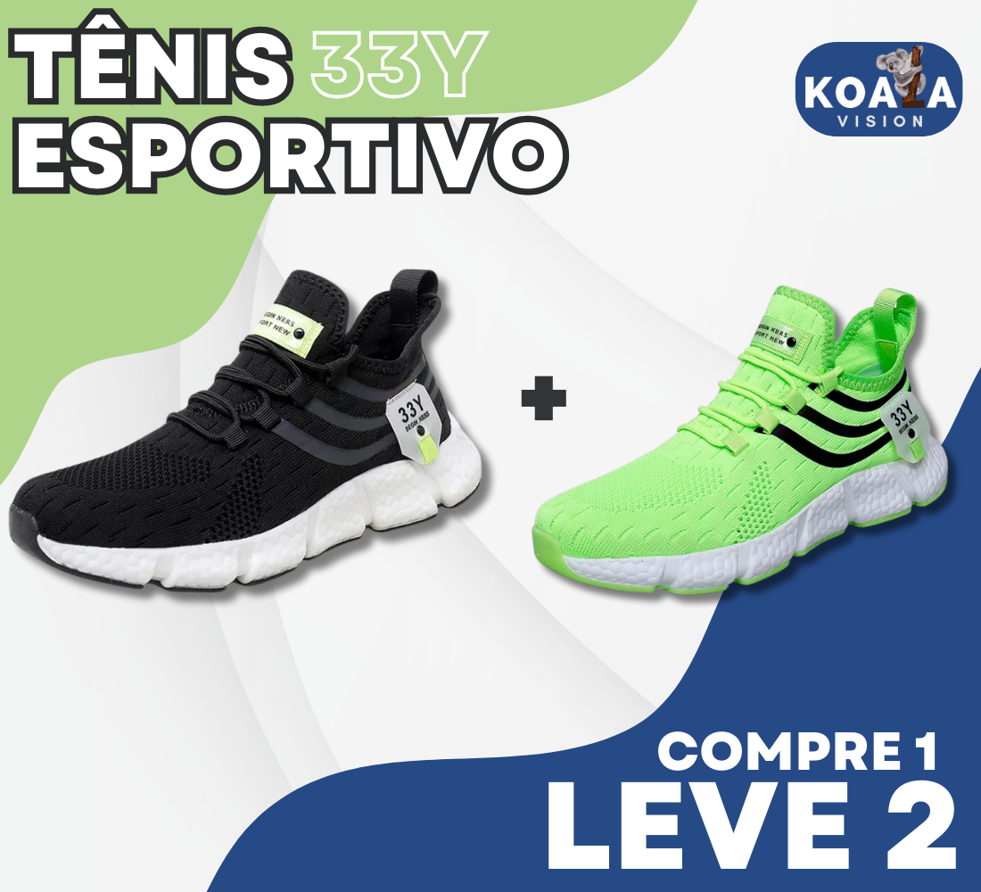 Tênis Esportivo Respirável e Confortável - Ultra Pro [COMPRE 1 LEVE 2]