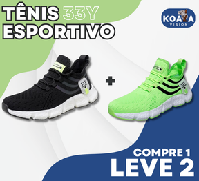 Tênis Esportivo Respirável e Confortável - Ultra Pro [COMPRE 1 LEVE 2]