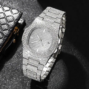 Kit Relógio Ice Necklace [Relógio+Corrente]