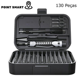 Maleta de Ferramentas e Chaves Multifuncionais com pontas Magnéticas - Point Smart