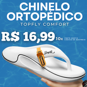 Chinelo Ortopédico TopFly Comfort Koala® + Brinde Secreto
