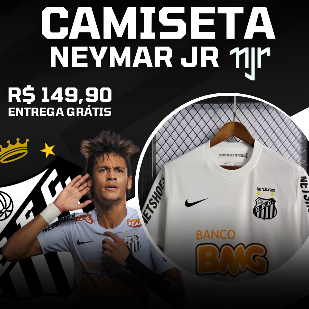 Camiseta Neymar Santos 2011 Original™
