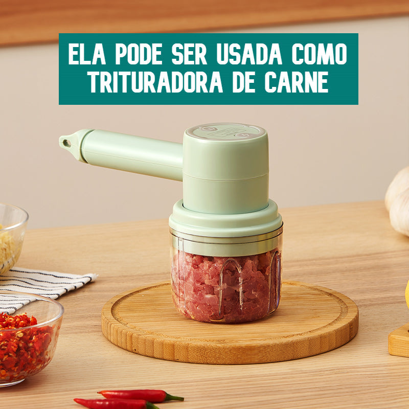 Mini Batedeira Portátil com 3 Velocidades